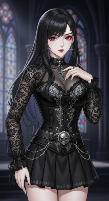A Gothic Character (Female)