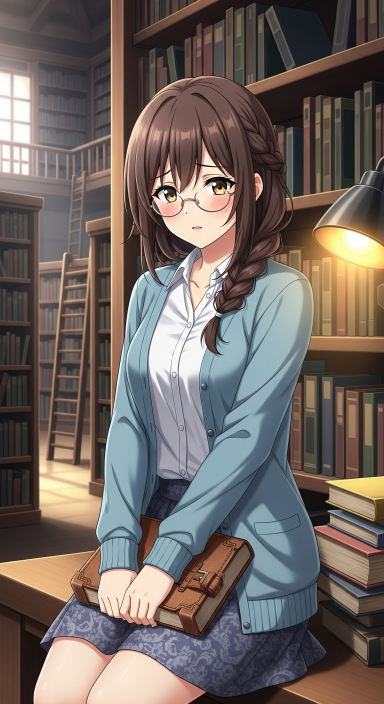 A Shy Librarian (Female)